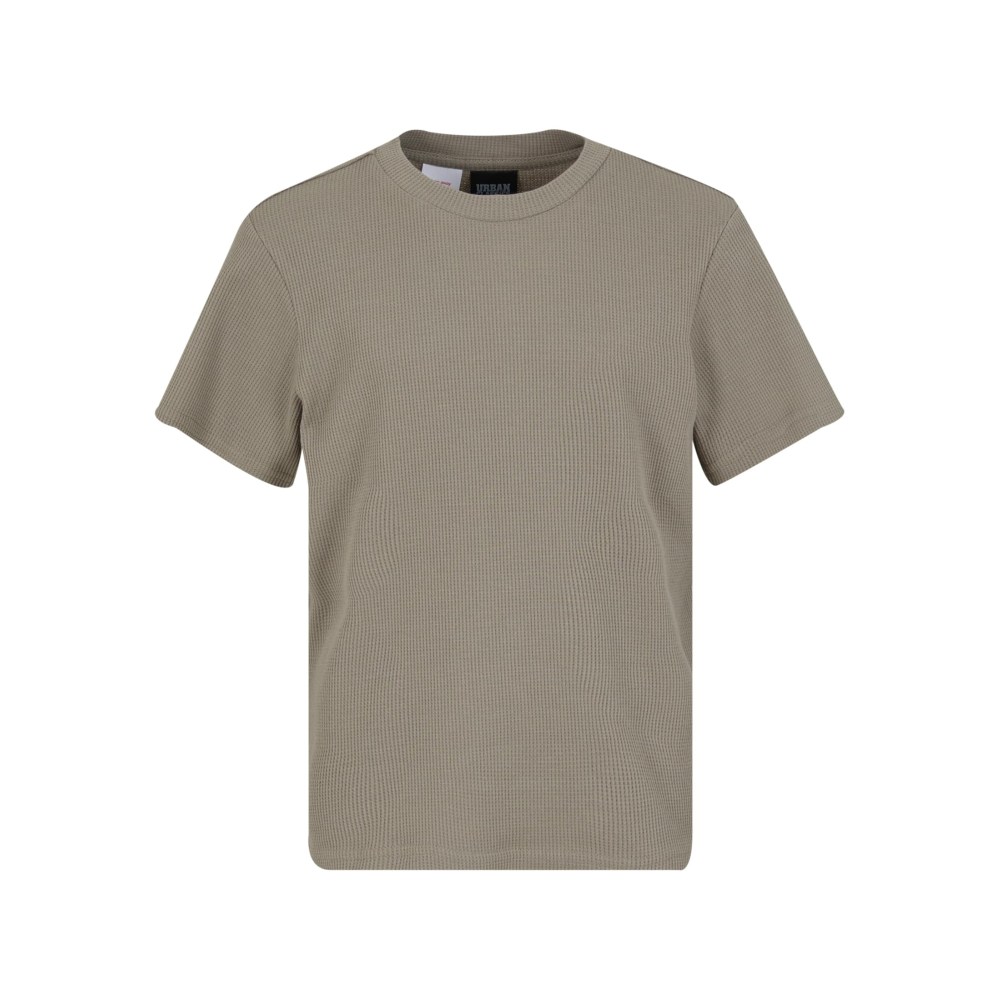 Urban Classics - Waffle Tshirt Enfant - Olive verte